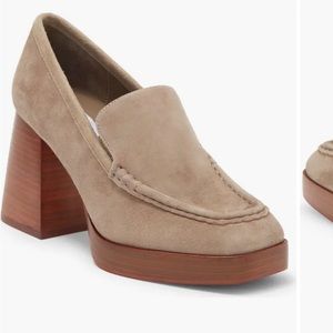 Brand New Size 8 Etney Block Heel Platform Loafers